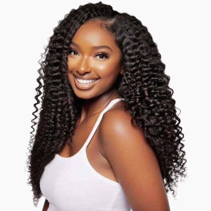 Kayla 3C Burmese Loose Kinky Curly -  InVisiRoot® Clip-ins (AKA TrueRoot™ Clip-ins)