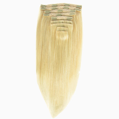 Blonde Cambodian Silky Straight - InVisiRoot® Clip-ins (AKA TrueRoot™ Clip-ins)