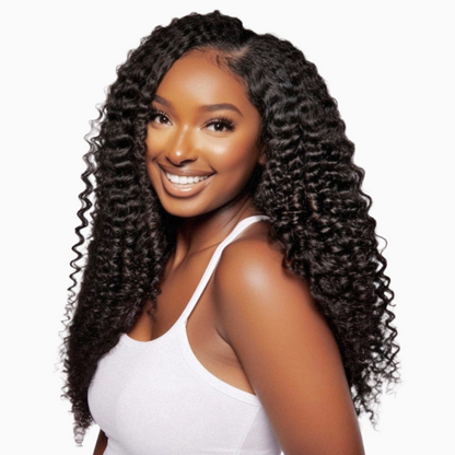 Kayla - 3c - Virgin Burmese Hair - Loose Kinky Curly - InVisiRoot® Thin-Part™️Wig