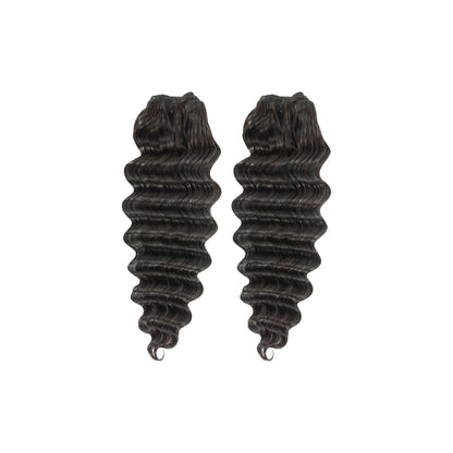 2 Weft Bundle: Dominique Cambodian Deep Body Wavy - Traditional Weft Bundles