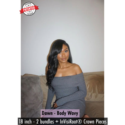 2 Weft Bundle: Dawn - Body Wavy Cambodian - Traditional Weft Bundles