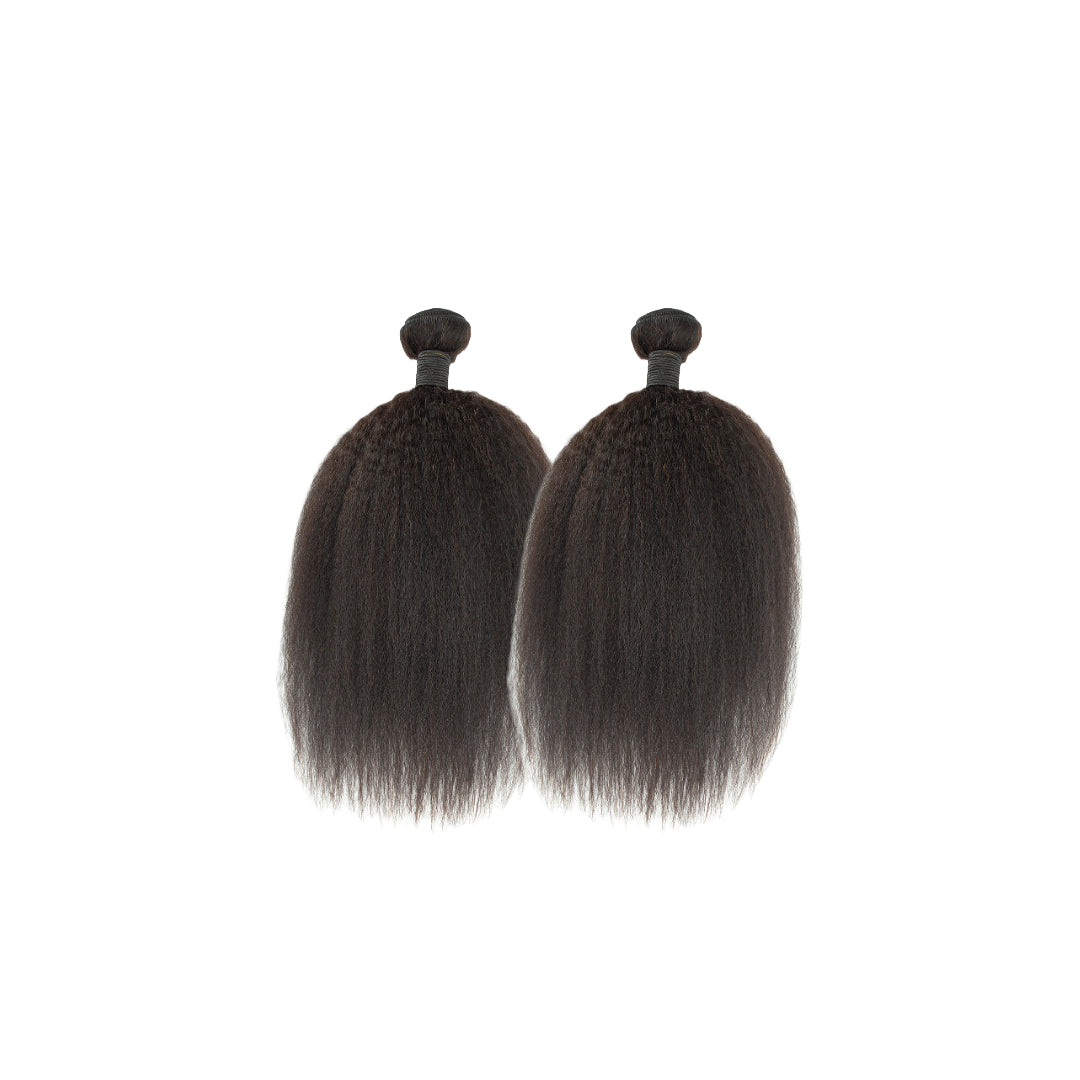 2 Weft Bundle: Jada Cambodian Kinky Straight - Traditional Weft Bundles