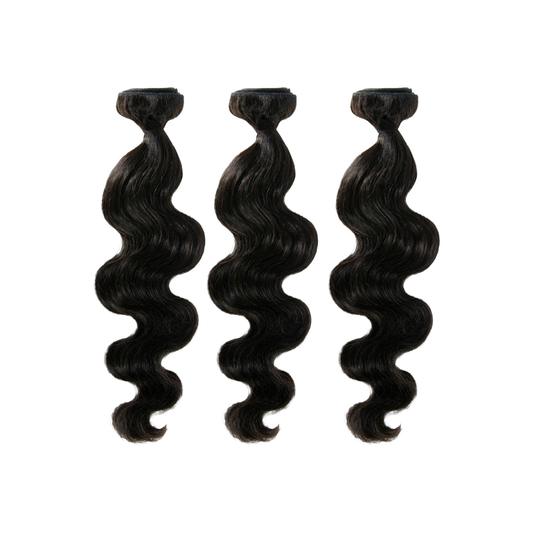 3 Weft Bundle: Dawn - Body Wavy Cambodian - Traditional Weft Bundles