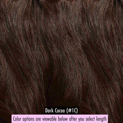 Emily Cambodian Silky Straight - InVisiRoot® Crown Pieces