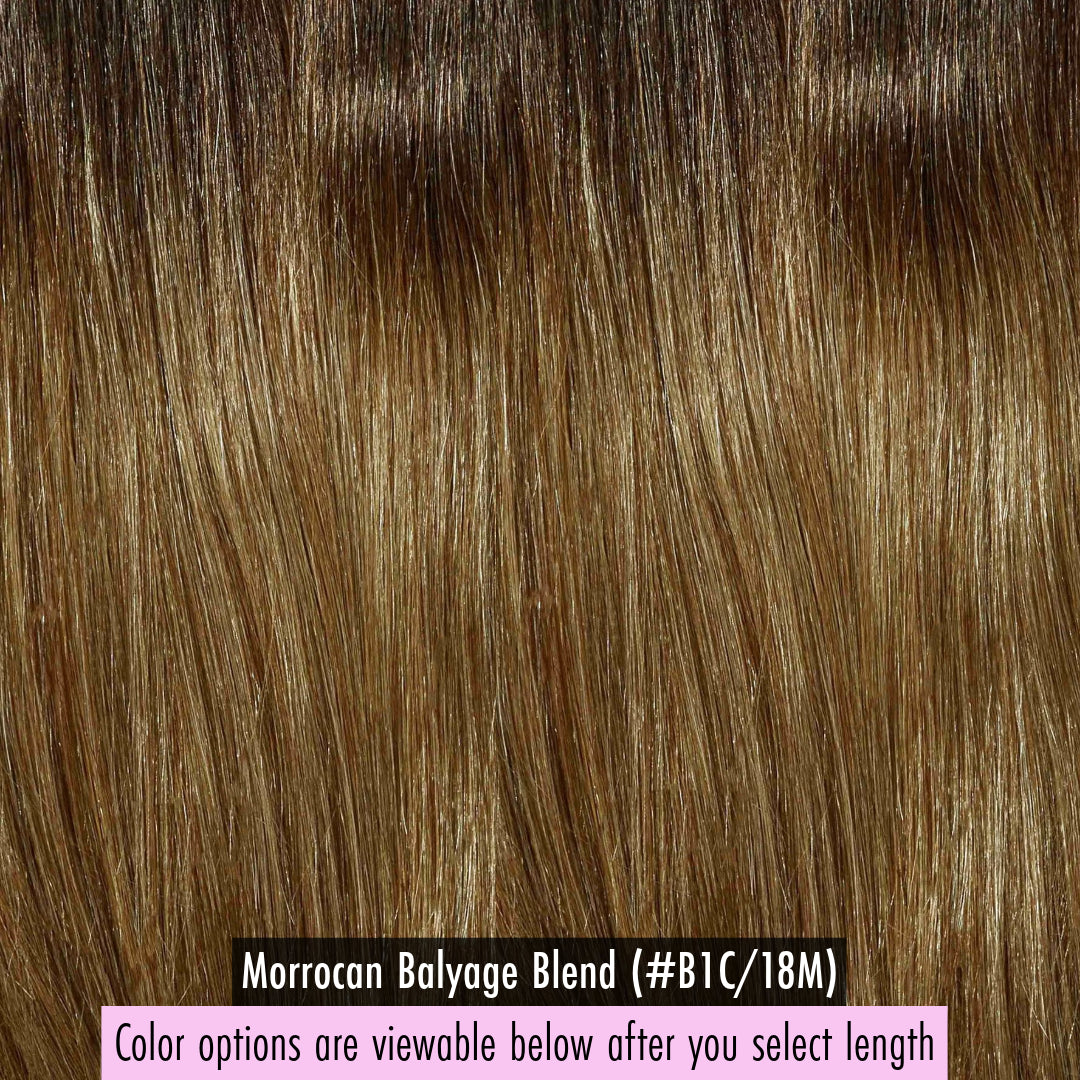 Emily Cambodian Silky Straight - InVisiRoot® Crown Pieces