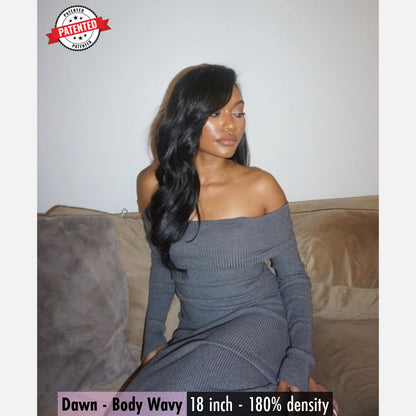 Dawn - Body Wavy - Virgin Cambodian Hair - InVisiRoot® Thin-Part™️Wig