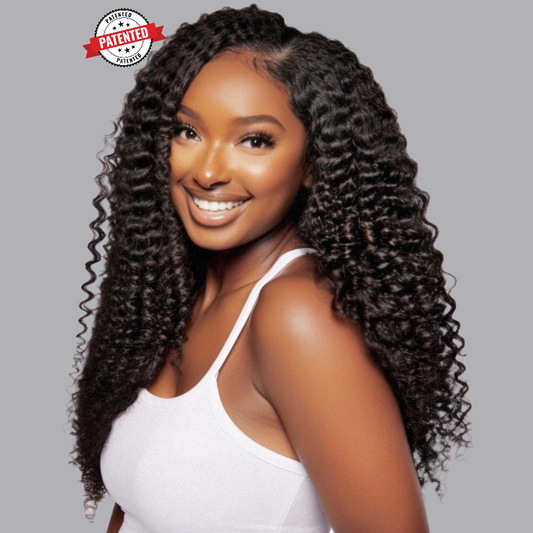 Kayla Burmese 3c Loose Kinky Curly - InVisiRoot® Crown Pieces