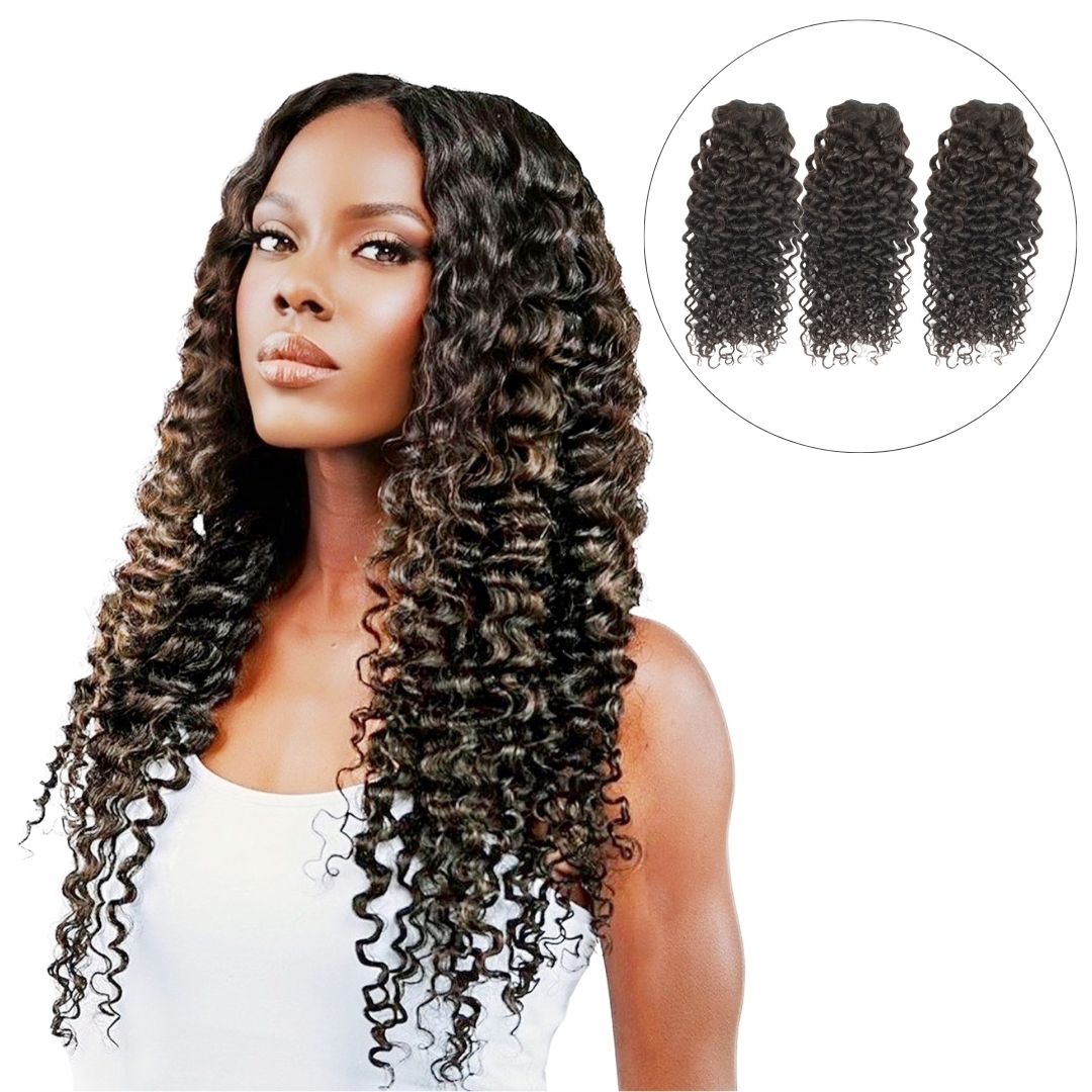 3 Weft Bundle: Candice 3A Burmese - Traditional Weft Bundles