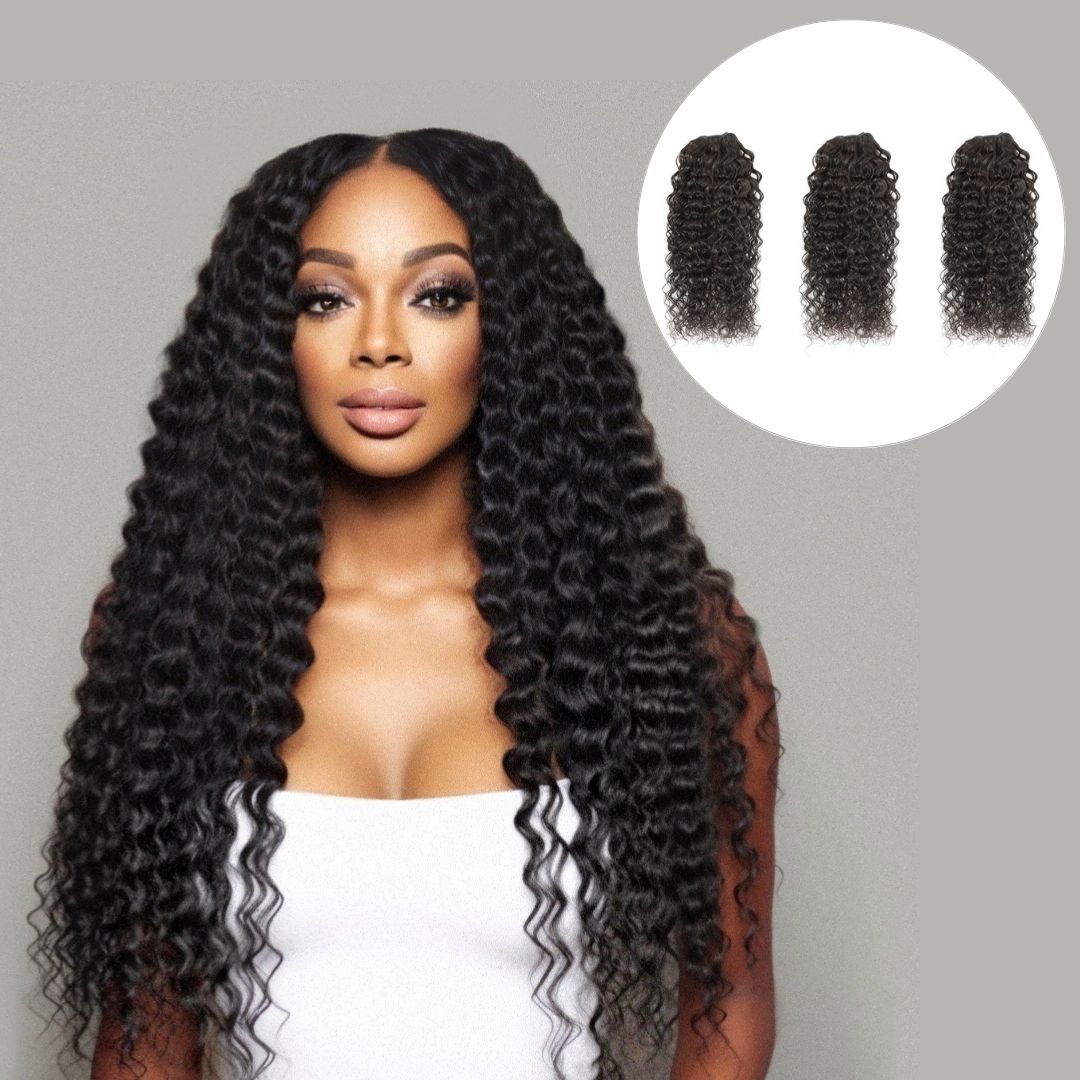 3 Weft Bundle: Nia Cambodian Soft Curly Wavy - Traditional Weft Bundles