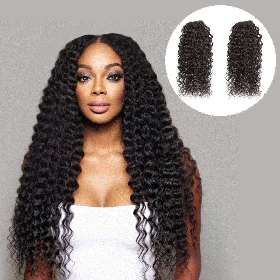2 Weft Bundle: Nia Cambodian Soft Curly Wavy - Traditional Weft Bundles