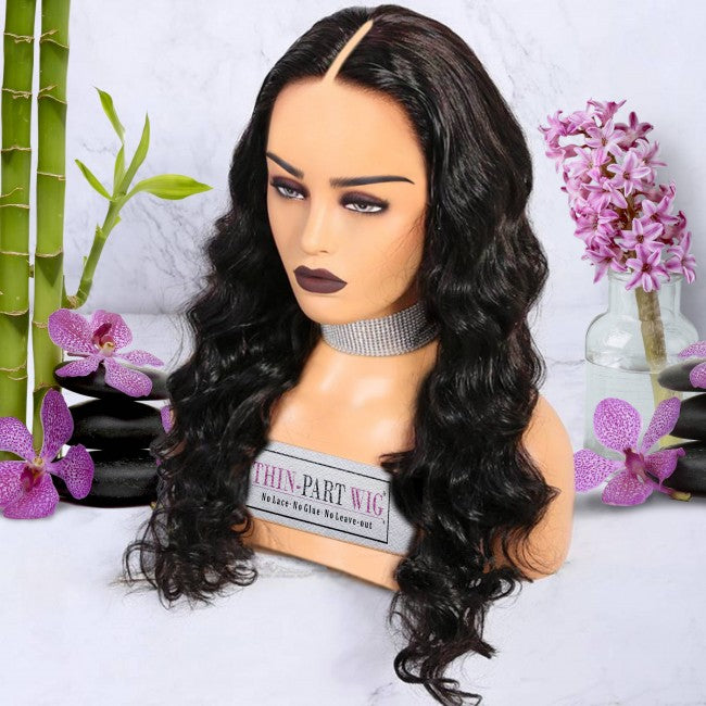 Dominique - Virgin Cambodian Hair - InVisiRoot® Thin-Part™️Wig