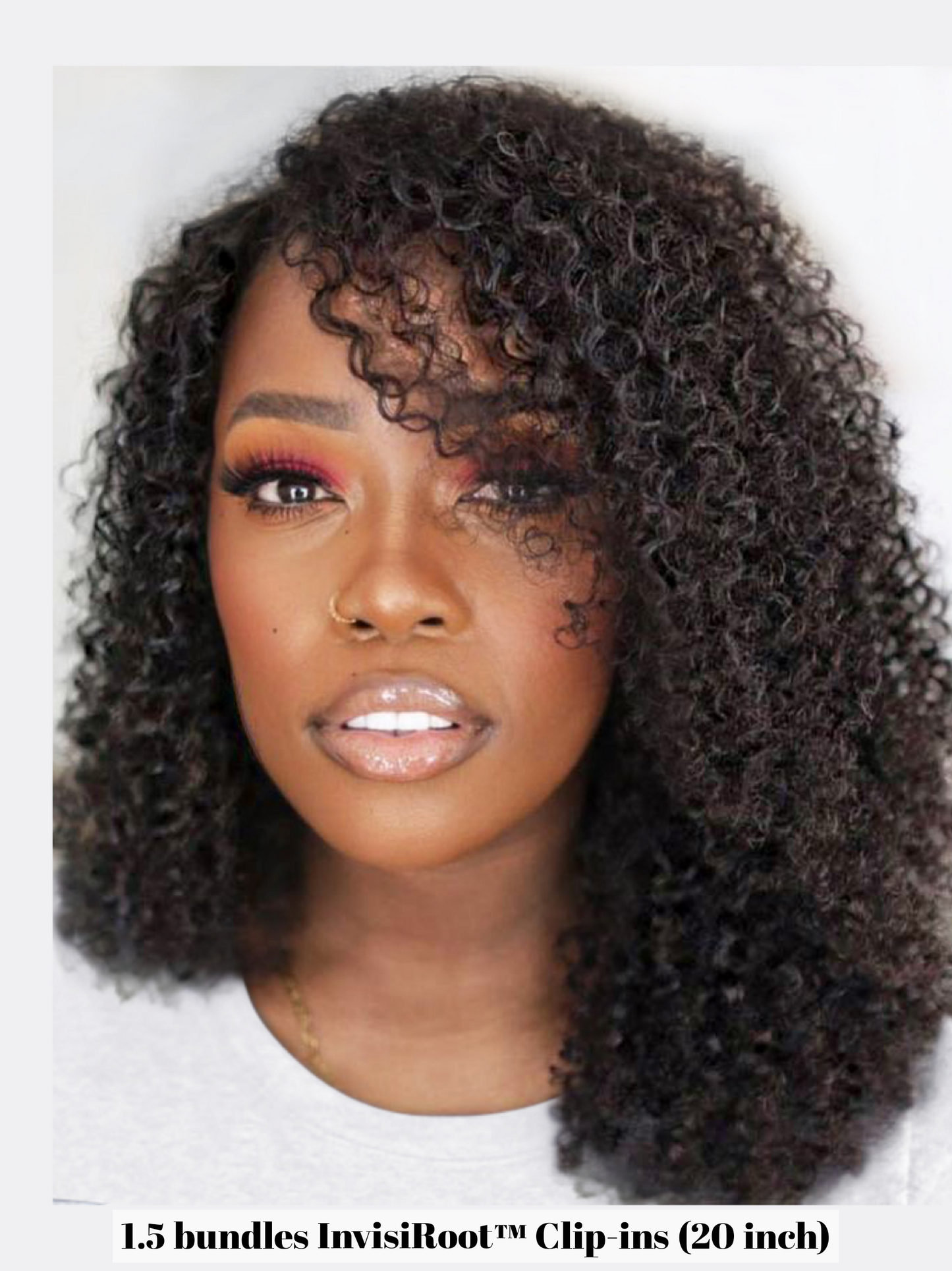 Nicole Burmese Kinky Curly - InvisiRoot™ Clip-in Bundles